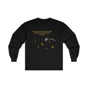 Long Sleeve T-Shirt Black Motivation Shirt
