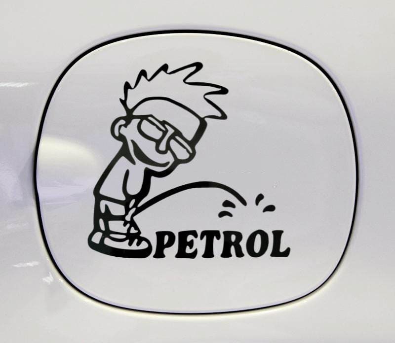 Funny cheap petrol sticker