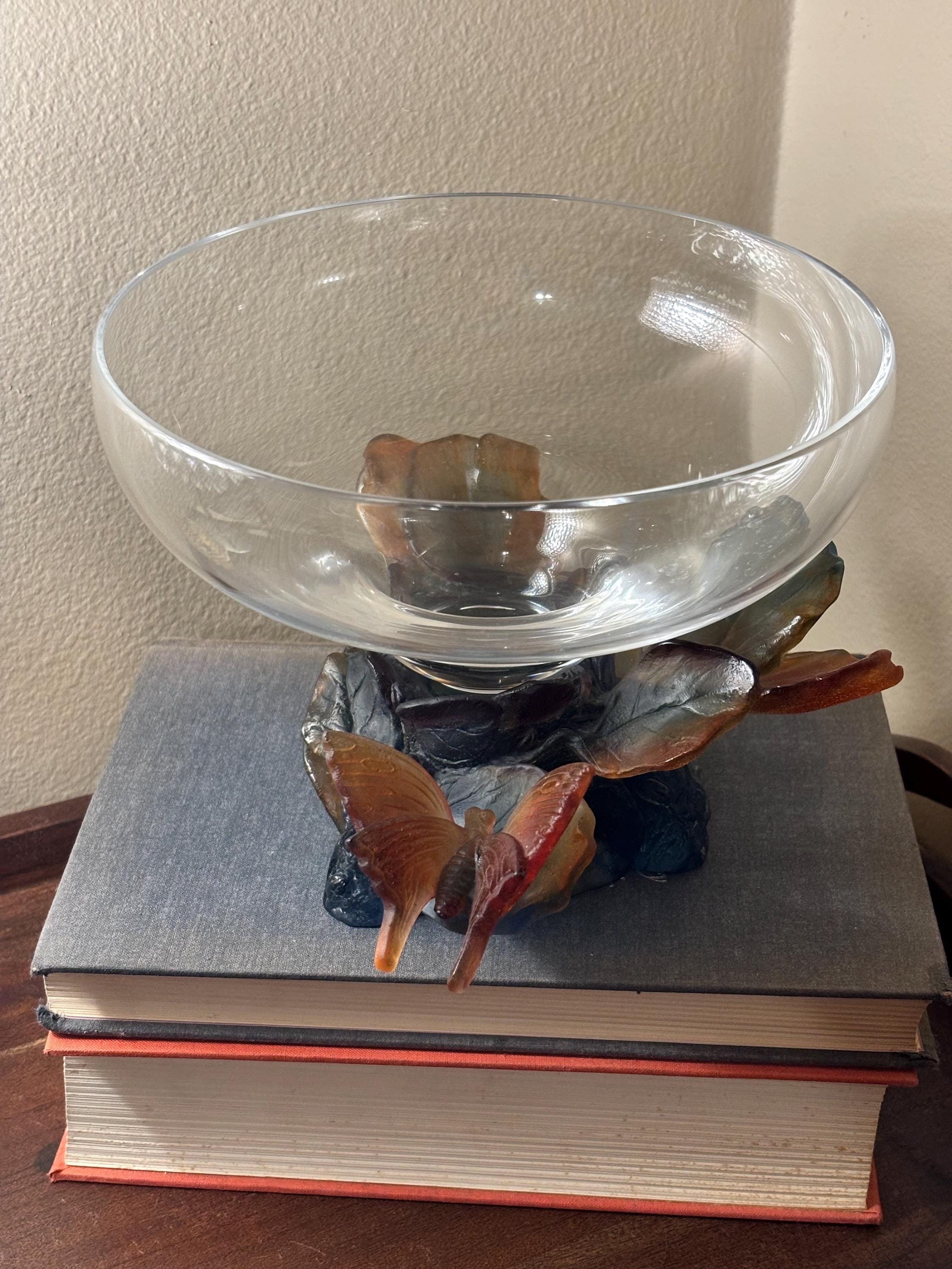 Daum, France Crystal Centerpiece Bowl - Etsy