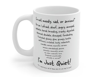 Introvert Mug - I'm Just Quiet!