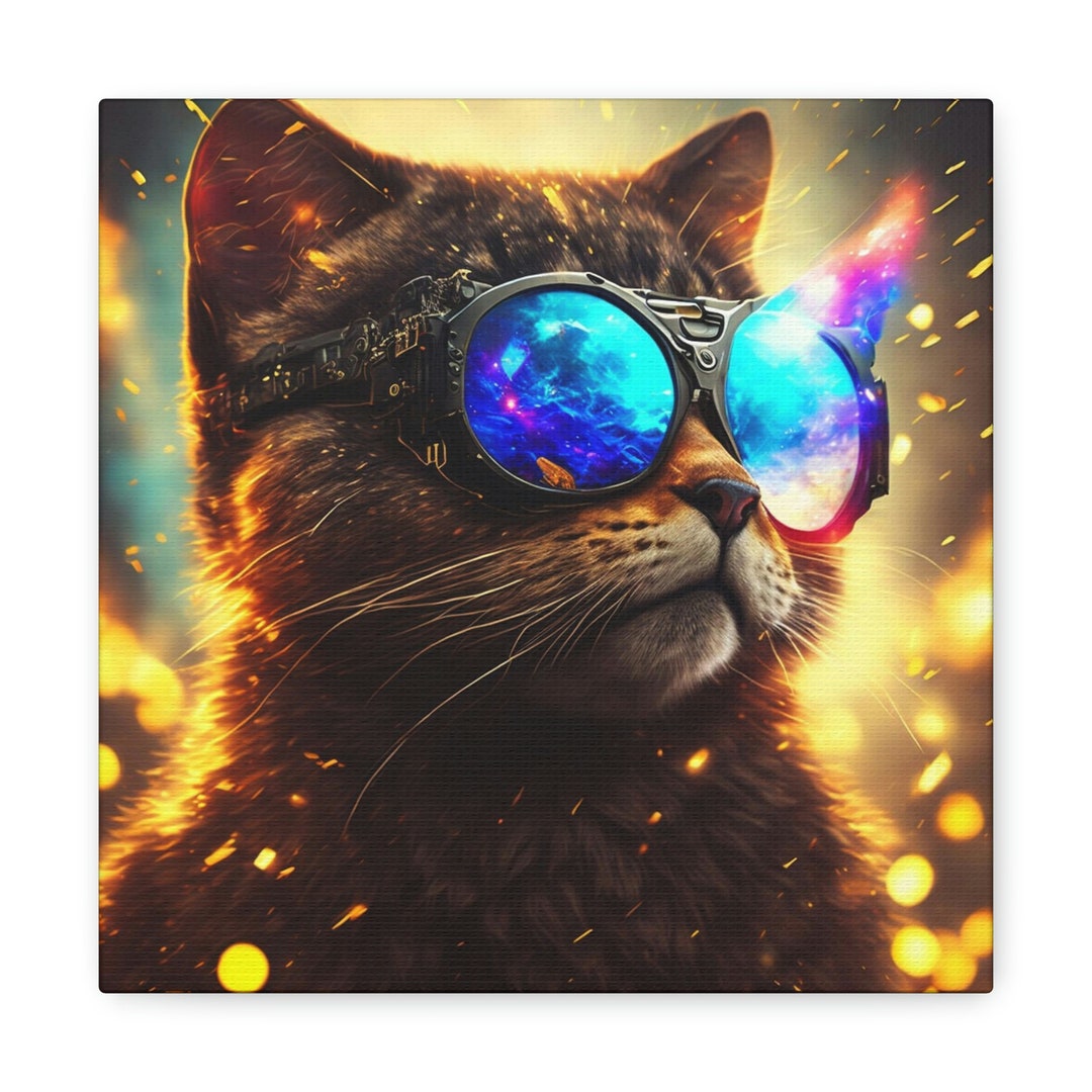 Sgt. Kitten AI Generated Wall Art Poster Print Home/office Room Decor ...