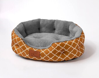 20 Inch Big Dog Bed & Cat Bed, Pet Beds for Indoor Cats or Small Dogs, Machine Washable Super Soft  Plush Flannel Pet Supplies, Slip-Resista