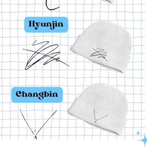 StrayKids all Member signature Merch Beanie | Low key aesthetics