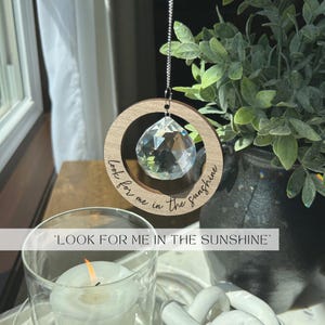 Sympathy Miscarriage Memorial Suncatcher Bereavement Gift Loss of Loved One Child Rainbow Crystal Grief Thoughtful Condolence Widowed Spouse