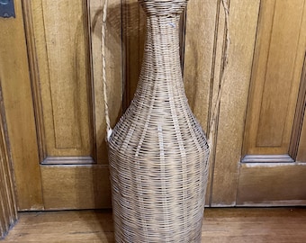 Vintage Weidenvase -1970