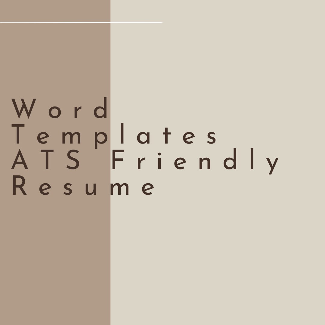 professional-ats-friendly-resume-etsy