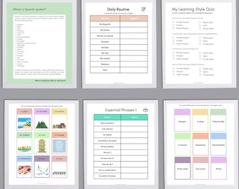 Mexican Spanish Learning E-Book: Latin America Study Guide (PDF)