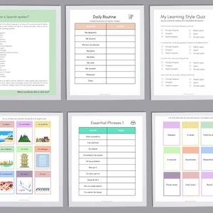 Learn Spanish from Spain: Language Learning E-Book (PDF)