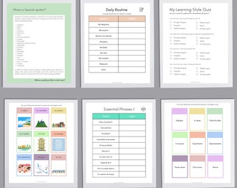 Learn Spanish from Spain: Language Learning E-Book (PDF)
