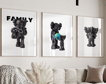 MEDICOM TOY - kaws ポスター3枚セットの通販 by pun's shop