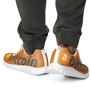 Men’s athletic Bitcoin shoes Orange