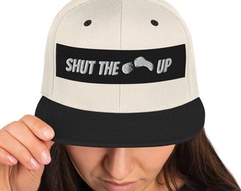 STFU - Shut the Fuck up - Rustic Looking Aluminum Sign