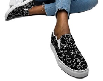 Women’s slip-on ZEF shoes black