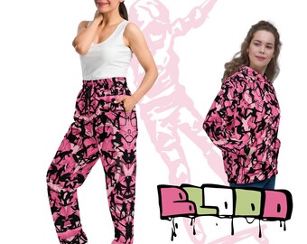 Wide-leg Skater joggers Pink