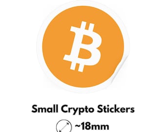 Bitcoin Stickers: Crypto Coin Decals