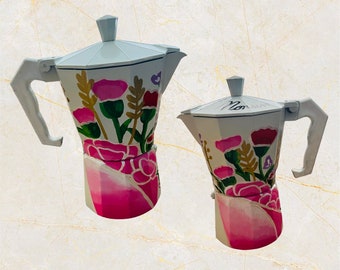 Handbemalte Espressokanne in limitierter Auflage