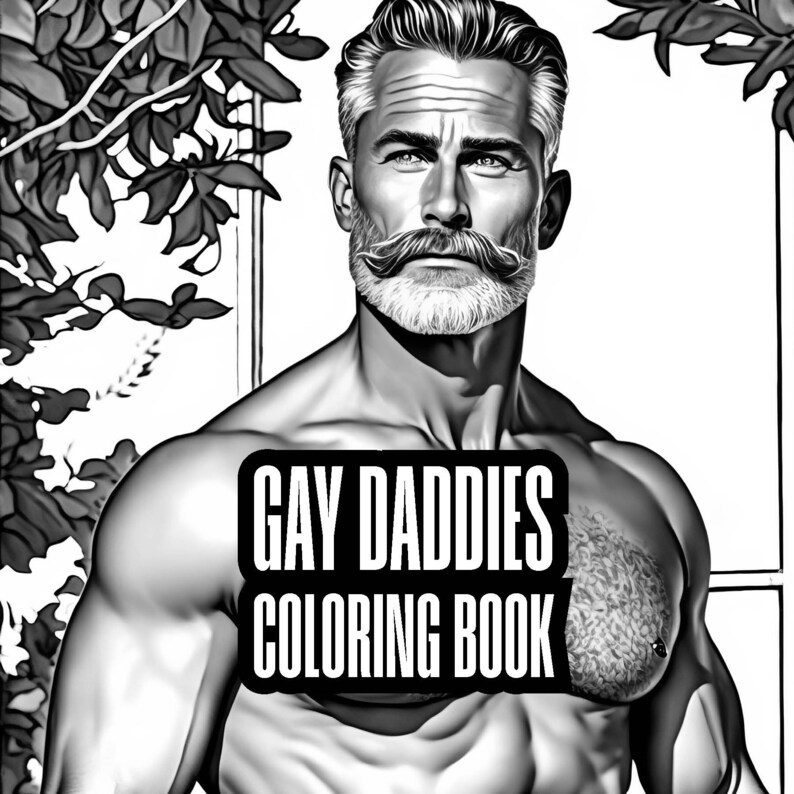 Gay Daddies Coloring Book for Adults Vol.03 - Etsy