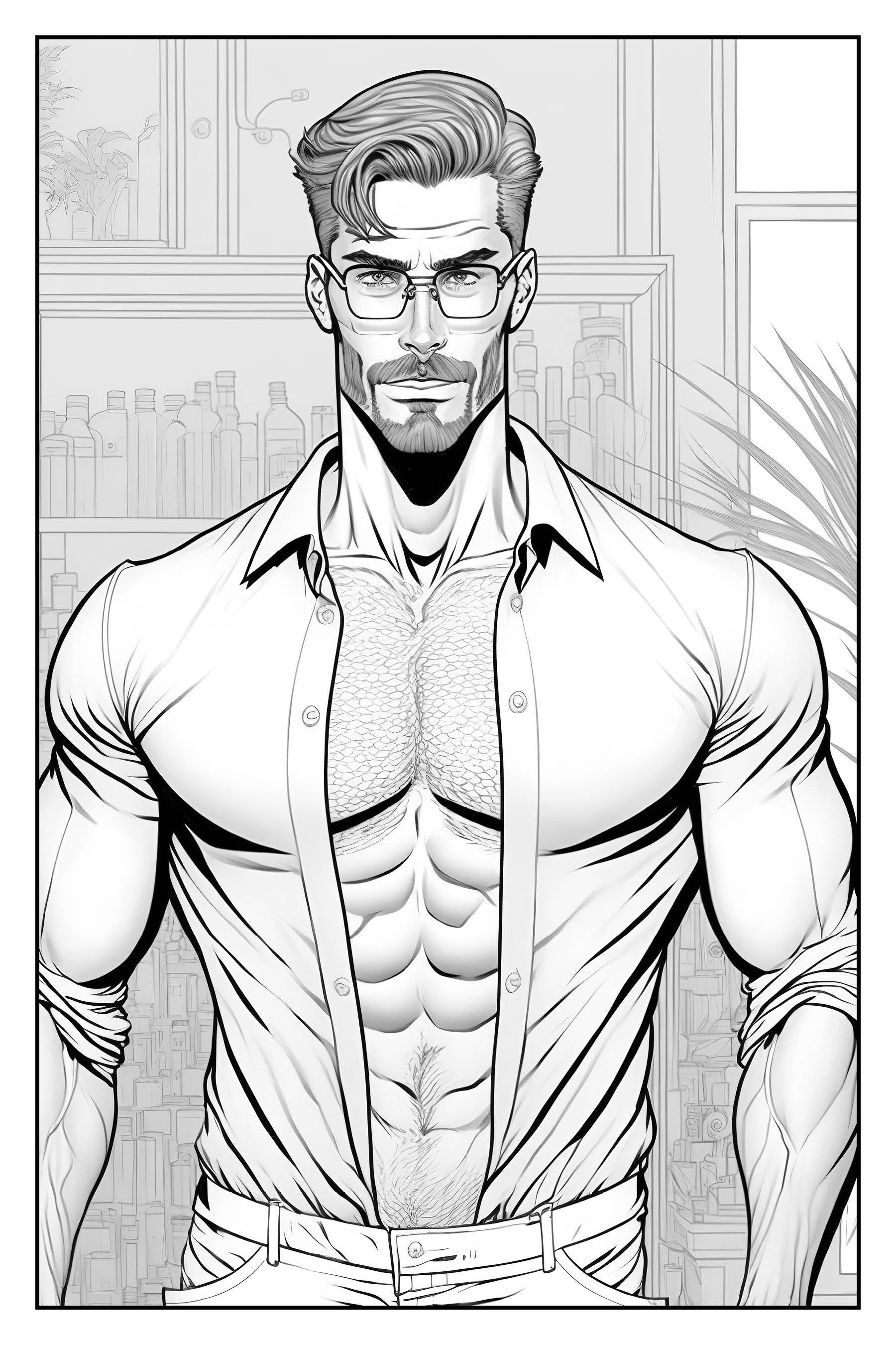 Gay Boys Coloring Book for Adults Vol.08 - Etsy