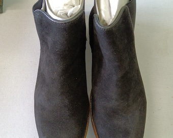 Black ankle boots size 12