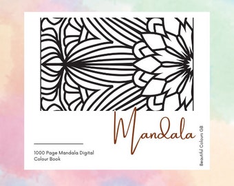 Mandala 1000 Page Adult Colouring V3