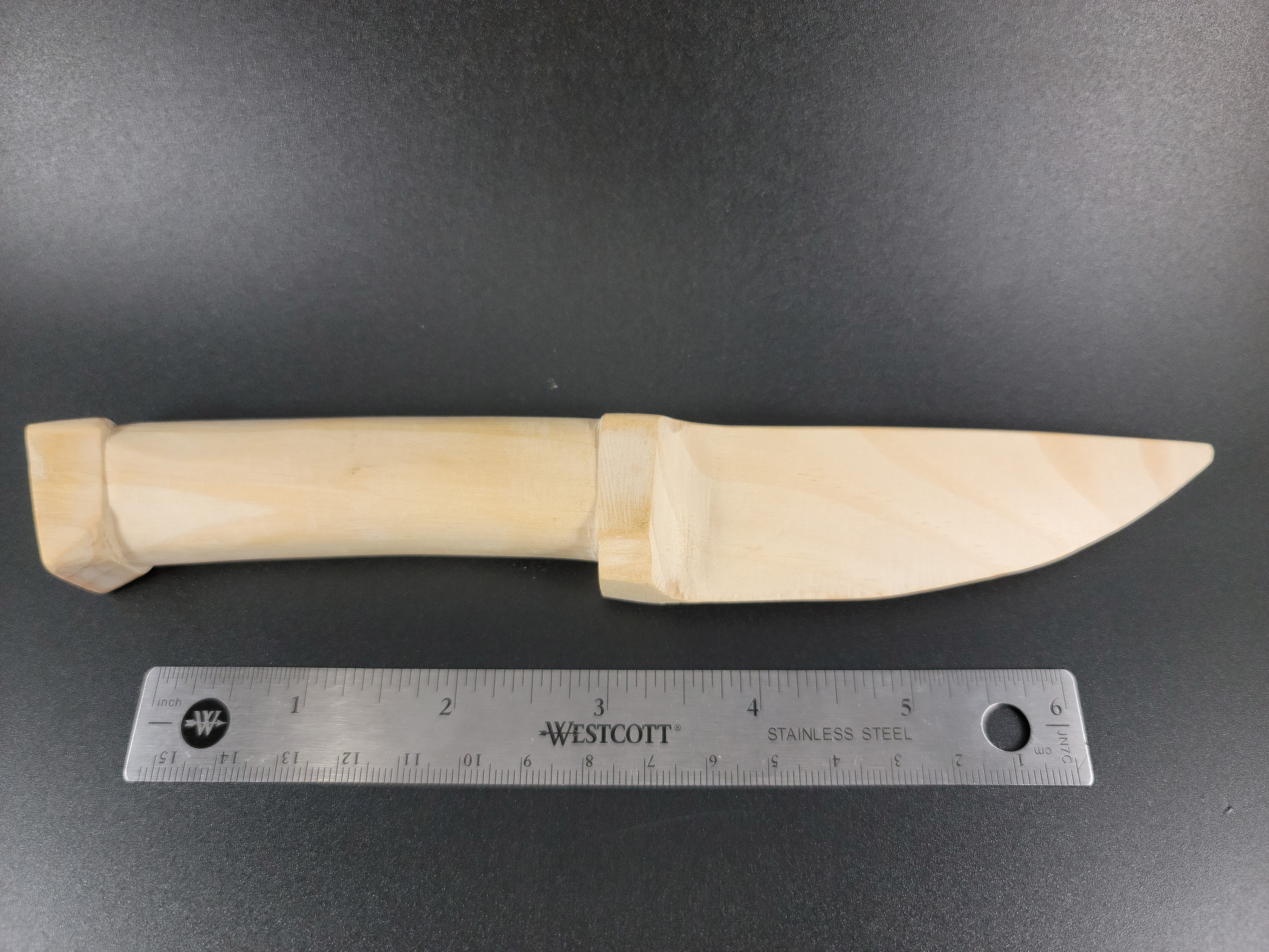 Hand Carved Wooden Knife Etsy