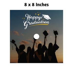 3 Size Graduation Cap Topper Template Canva Graduation Cap Topper Template