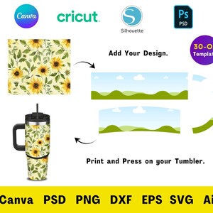 30 Oz Tumbler Mockup Canva Drag and Drop Tumbler Mockup 30 Oz Tumbler Template