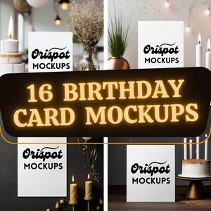 16 Geburtstagskarte Mockup Bundle Blankokarte Mockup Dankeskarte Mockup quadratische Karte Mockups Boho Kartenmockup 15x20 Karte Mockup Briefpapier Mocks