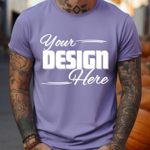 60+ Colors Bella Canvas 3001 Mockup Mega Bundle Mockup Men and Women