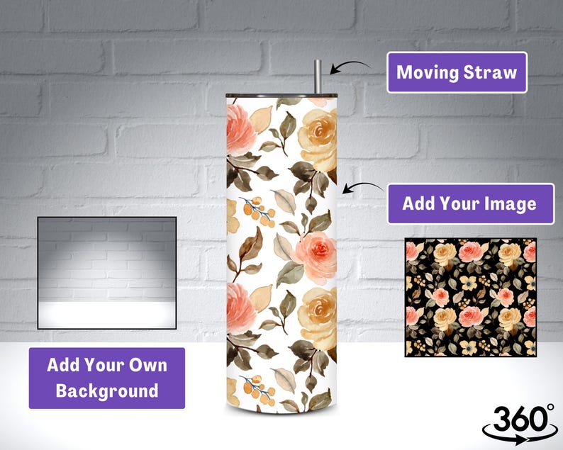 Canva Video Mockup bundle 20 Oz Tumbler Mockup 16 Oz Clear Libbey Glass Can Mockup