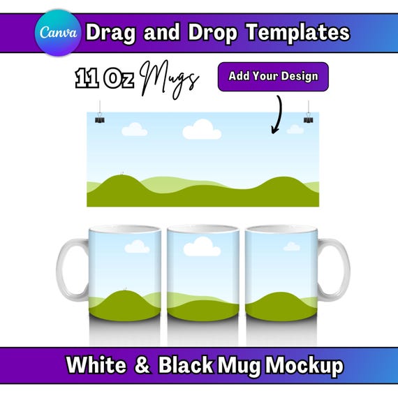 11 oz Mug Mockup Canva Drag and Drop Mug Mockup 11 Oz White Mug Mockup 11oz Black Mug Mockup Canva Mug Mockup 11oz Canva Mockup 3 Mug Mockup