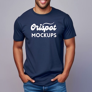 Bella Canvas 3001 Tshirt Mockup Navy, Bella and Canvas 3001 Mockup Navy, Bella Canvas 3001 Mockup Navy Blue, Bella Canvas 3001 Mockup Navy,
