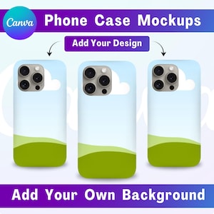 7 Handyhüllen Mockups Bundle Canva Handyhülle Mockup iPhone Hülle Mockup ziehen und ablegen Handyhülle Canva Hülle Mockup Canva iPhone Hülle Vorlage