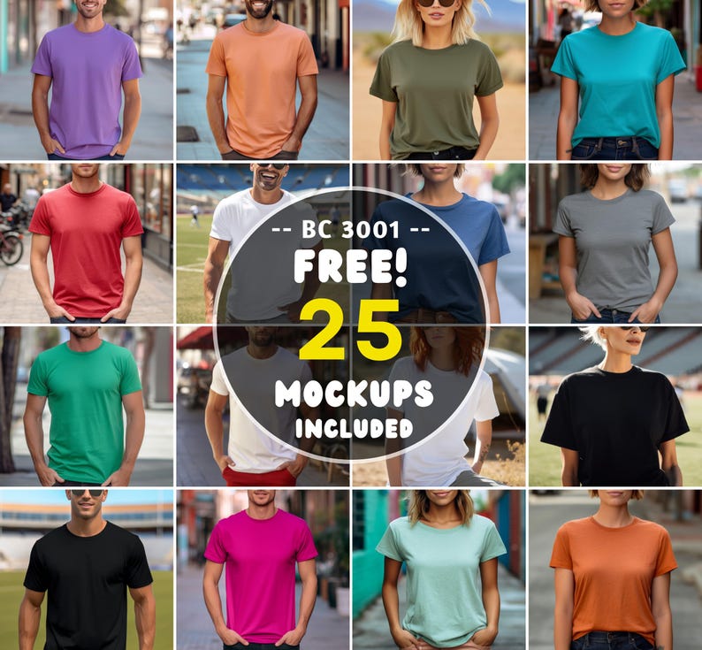 9 Size All Over T-shirt Template Canva All Over T-shirt Sublimation Blank Template