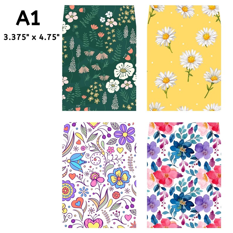 24 Envelope Liner Template Bundle Canva Envelope Liner Template DIY Envelope Template