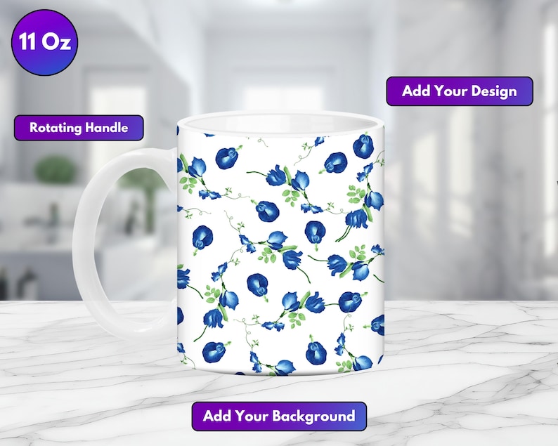 11 Oz 15 Oz Rotating Mug Mockup Canva Video Mockup Canva Frames Mockup Boho