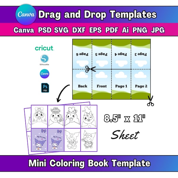 Custom Coloring Book - Etsy