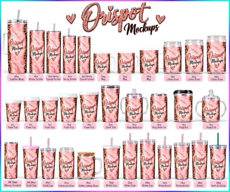 Skinny Tumbler Template 20 Oz Canva Drag and Drop 20OZ Tumbler Wraps