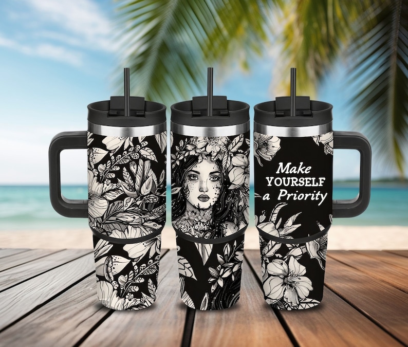 Sublimation Tumbler Mockup 30Oz Editable Canva Tumbler Mockup