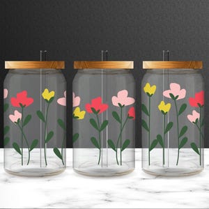 Clear Glass Can Mockup Bundle Canva 16 Oz Libbey Glass Can Mockup Animated Mockup