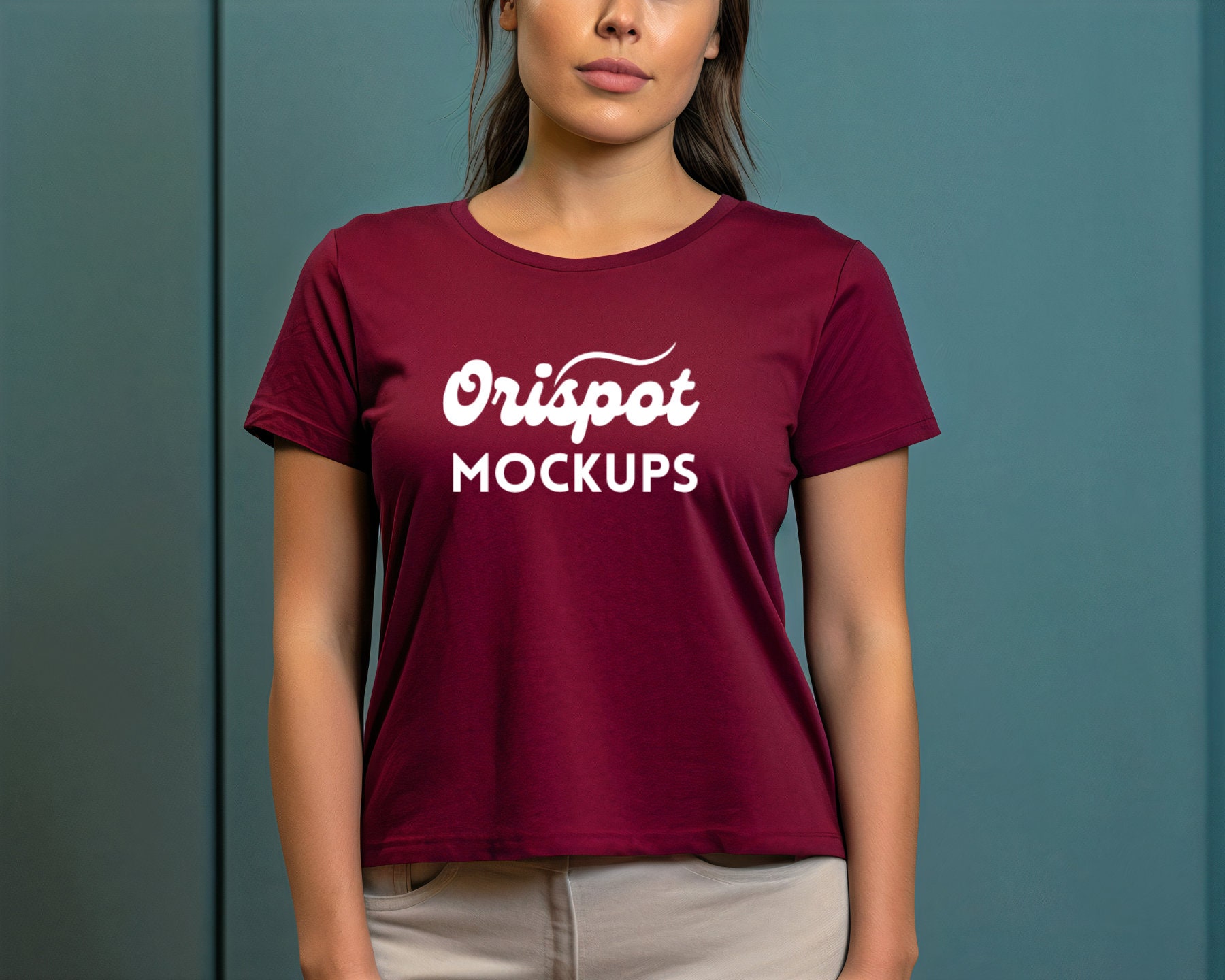 Female Tshirt Mockup Women Tshirt Mockup BC 3001 Bella Etsy