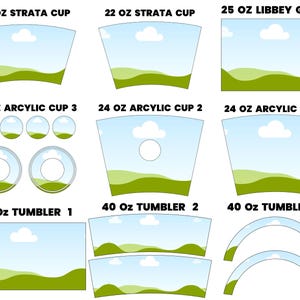 Custom Canva Frames Sublimation Tumbler Wrap Tumbler Wrap SVG