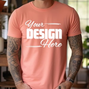 60+ Colors Bella Canvas 3001 Mockup Mega Bundle Mockup Men and Women