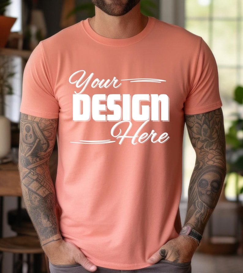 60+ Colors Bella Canvas 3001 Mockup Mega Bundle Mockup Men and Women