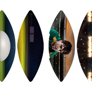 4 Size Football Panel Template Canva Drag and Drop Panel Template Custom Ball