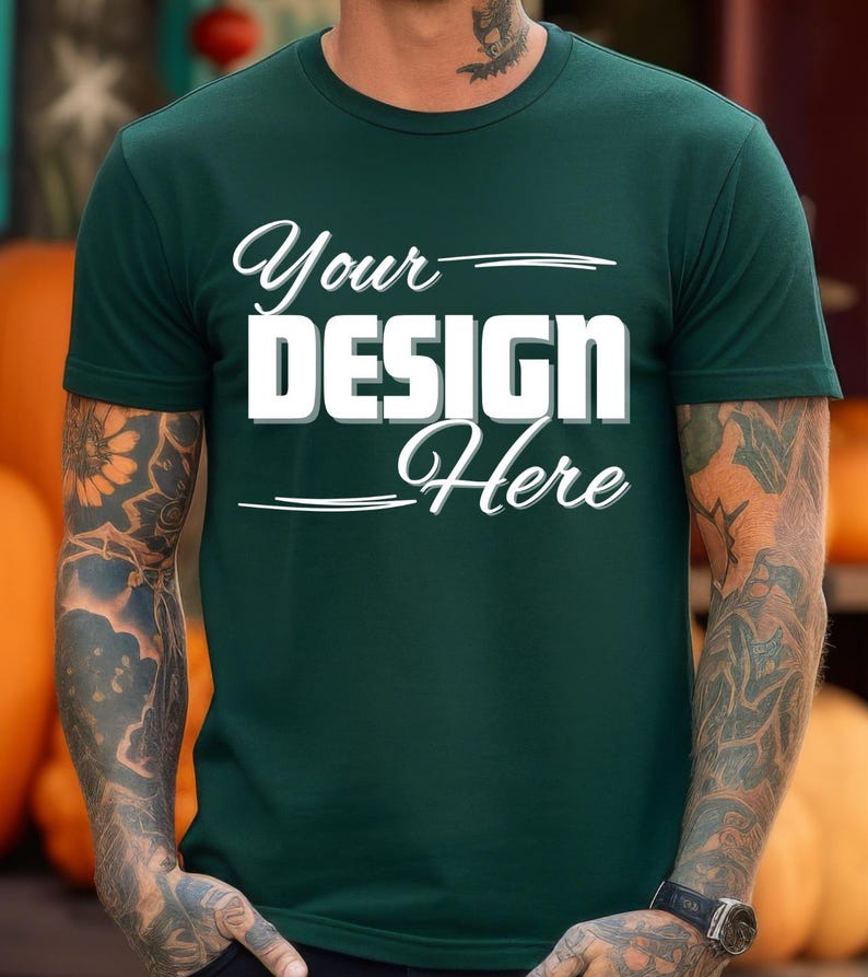 60+ Colors Bella Canvas 3001 Mockup Mega Bundle Mockup Men and Women