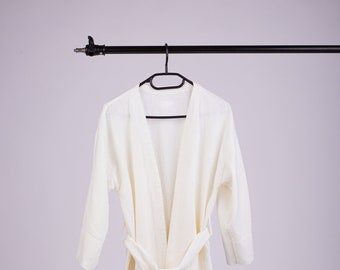 Linen kimono/ WHITE