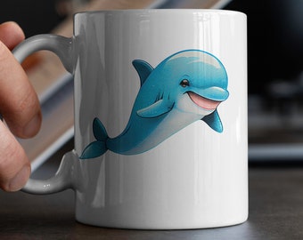 Save The Dolphins with this cute mug. You love Dolphins and Marine Life than this Sea Mammal mug is for you