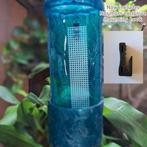 Naymars&#39; Lizard-Alley Cricket Feeder. Durable made in the USA chameleon insect feeder. Natural looking for your reptile enclosure.