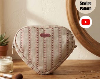 Tasche Schnittmuster: Herz Stoffbeutel Nähanleitung, Nähanleitung Nähanleitung Nähanleitung Nähanleitung Nähanleitung Nähanleitung Nähbeutel 100% kariert